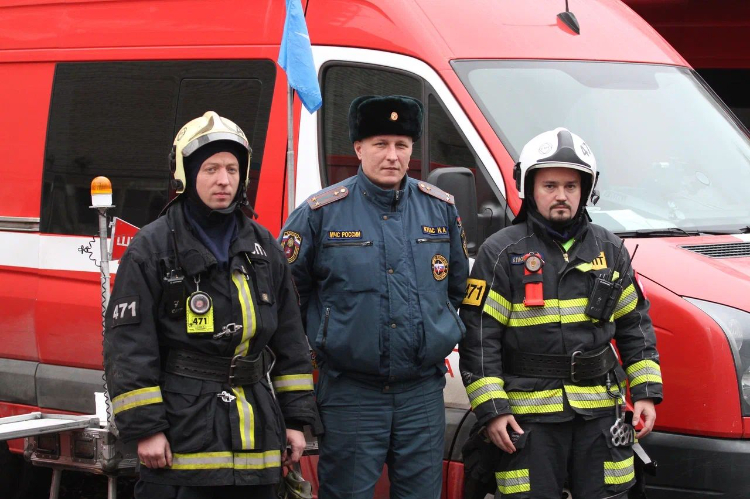 В Москве определили лучшую дежурную смену службы пожаротушения