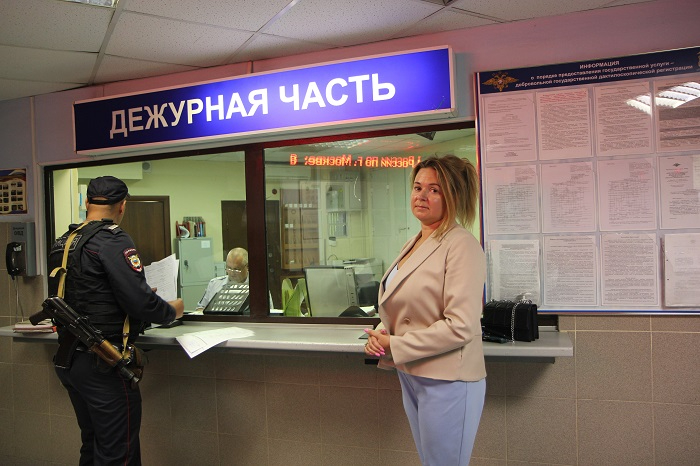 Представитель общественности посетила ОМВД России по Можайскому району и познакомилась с работой ППС