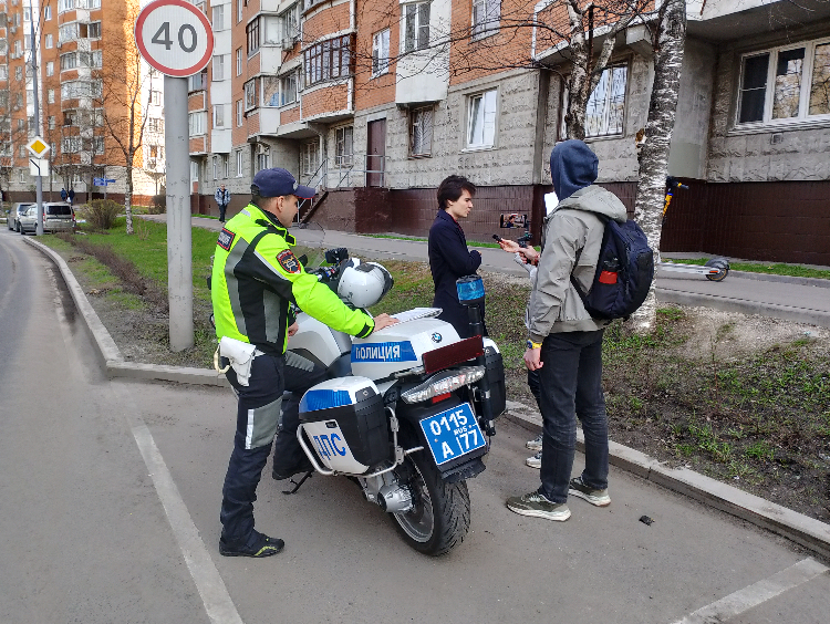 ГИБДД по ЗАО принял участие в городском мероприятии по обеспечению соблюдения требований в области БДД при эксплуатации СИМ