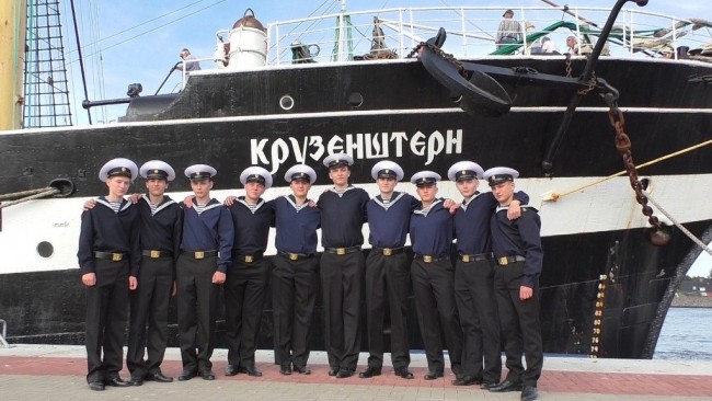Кадеты навигацкой школы совершили поход по Балтийскому морю на учебном парусном судне «Крузенштерн»