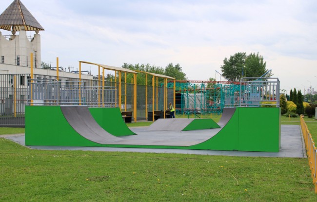 1 июня В Парке Победы заработала новая площадка для скейт-бординга