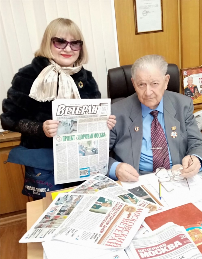 Взаимодействие со СМИ - важное направление в работе Московского комитета ветеранов войны