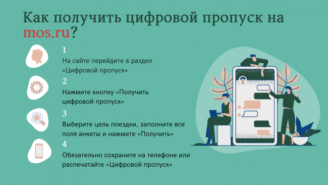 Оформить цифровой пропуск быстро и удобно можно на сайте мэра Москвы