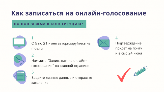 Москвичам рассказали, как проголосовать на плебисците по поправкам к Конституции РФ